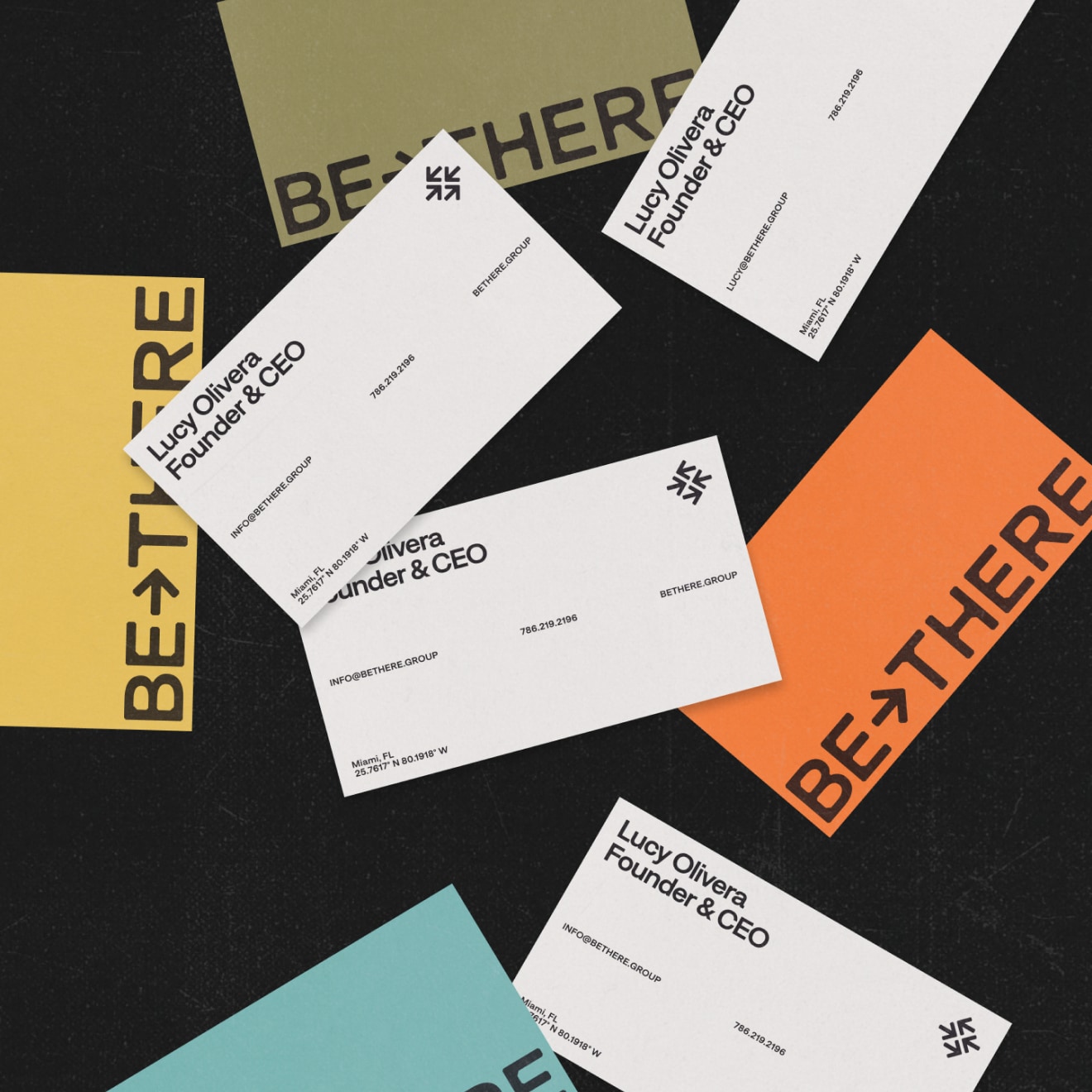 Bethere brand application square left